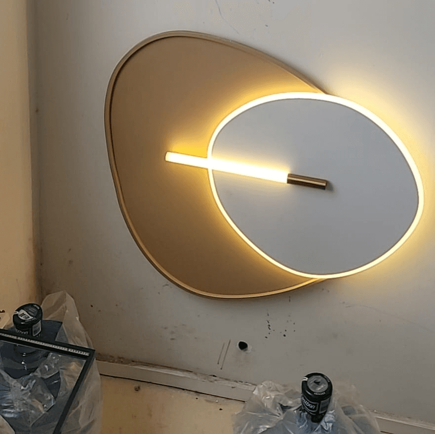 LED Metal Art Lumina Kinetic Sconce